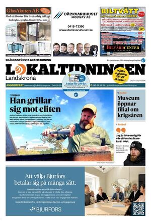 Förstasida Lokaltidningen Landskrona