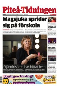 Förstasida Piteå-Tidningen
