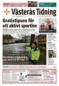 Förstasida Västerås Tidning