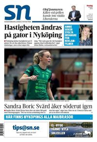 Förstasida Södermanlands Nyheter