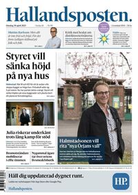 Förstasida Hallandsposten