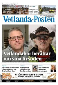 Förstasida Vetlanda-Posten