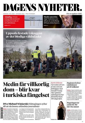Förstasida Dagens Nyheter