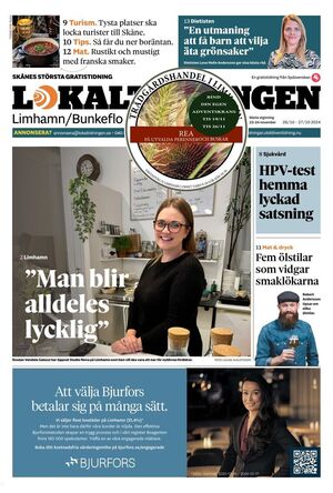 Förstasida Lokaltidningen Limhamn/Bunkeflo