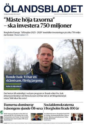 Förstasida Ölandsbladet