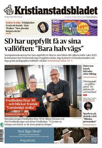 Förstasida Kristianstadsbladet