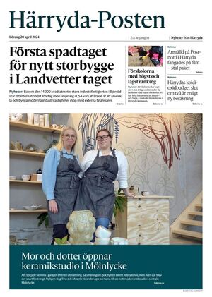 Förstasida Härryda-Posten