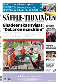 Förstasida Säffle-Tidningen