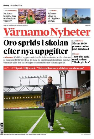 Förstasida Värnamo Nyheter