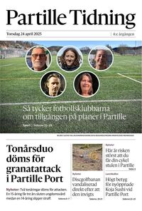 Förstasida Partille Tidning