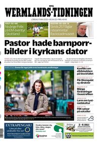 Förstasida Nya Wermlands-Tidningen