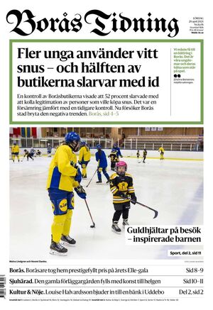 Förstasida Borås Tidning