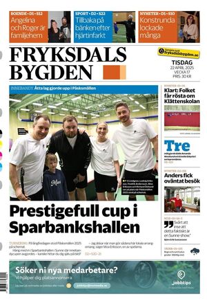 Förstasida Fryksdalsbygden