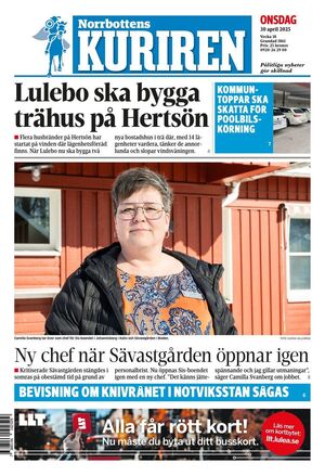 Förstasida Norrbottens-Kuriren