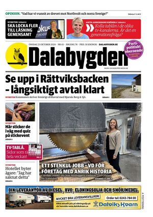 Förstasida Dalabygden