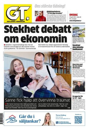 Förstasida Gotlands Tidningar