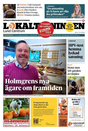 Förstasida Lokaltidningen Lund Centrum