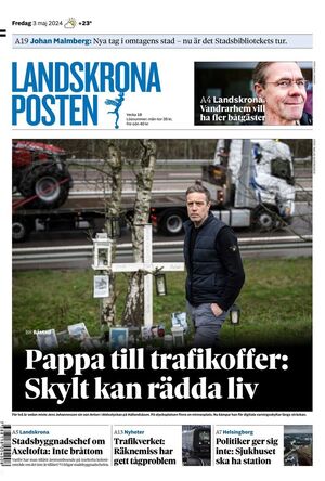 Förstasida Landskrona Posten