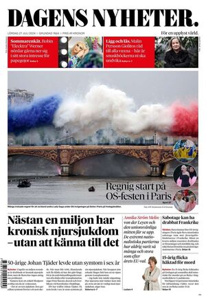 Förstasida Dagens Nyheter