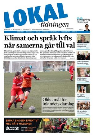 Förstasida Lokaltidningen