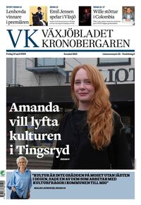 Förstasida Växjöbladet Kronobergaren