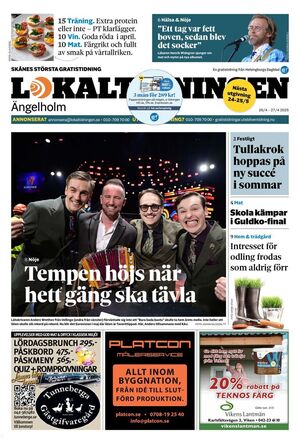 Förstasida Lokaltidningen Ängelholm