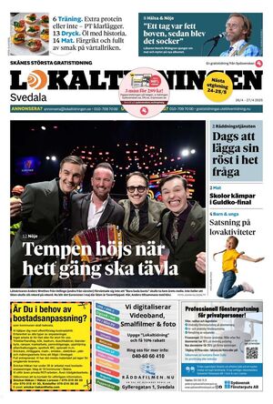 Förstasida Lokaltidningen Svedala