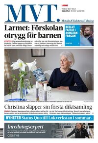 Förstasida Motala & Vadstena tidning