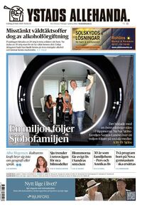 Förstasida Ystads Allehanda