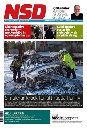 Förstasida Norrländska Socialdemokraten