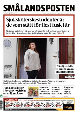 Förstasida Smålandsposten
