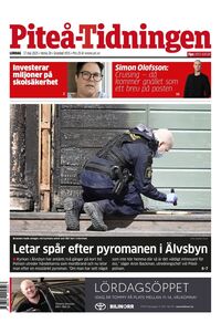 Förstasida Piteå-Tidningen