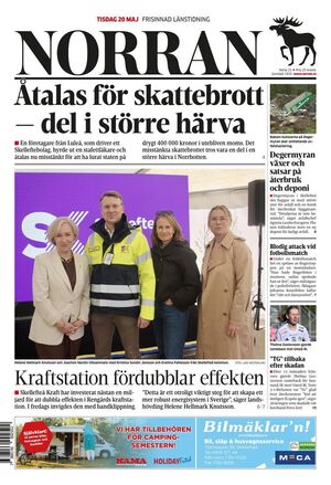 Förstasida Norran