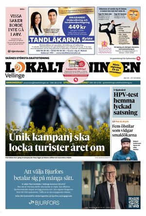 Förstasida Lokaltidningen Vellinge