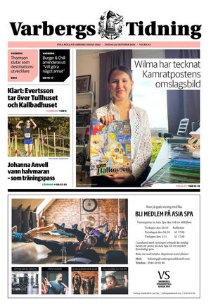 Förstasida Varbergs Tidning