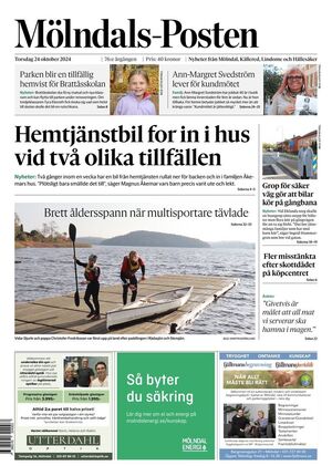 Förstasida Mölndals-Posten