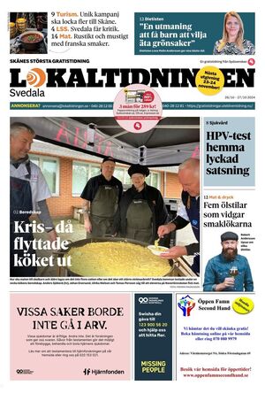 Förstasida Lokaltidningen Svedala