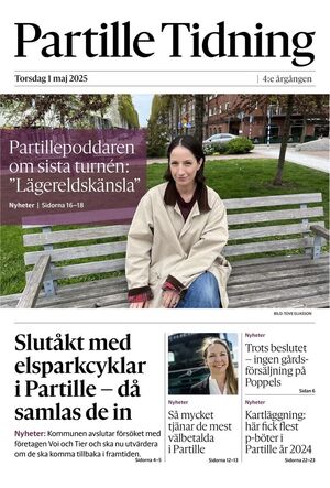 Förstasida Partille Tidning