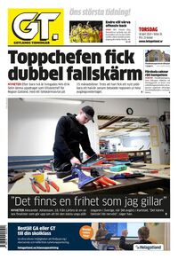 Förstasida Gotlands Tidningar