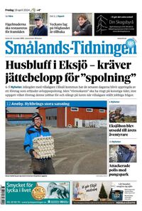 Förstasida Smålands-Tidningen