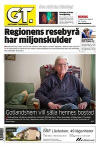 Förstasida Gotlands Tidningar