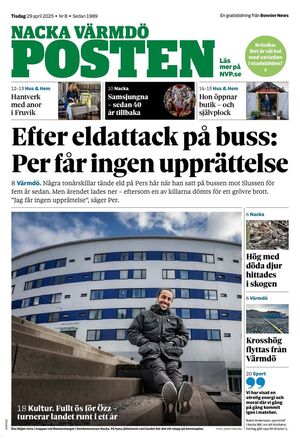 Förstasida Nacka Värmdö Posten Värmdö