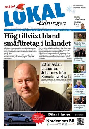 Förstasida Lokaltidningen