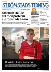 Förstasida Strömstads Tidning
