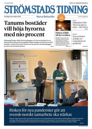 Förstasida Strömstads Tidning