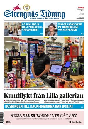 Förstasida Strengnäs Tidning