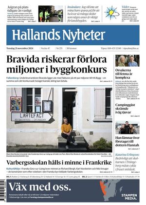 Förstasida Hallands Nyheter