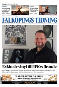 Förstasida Falköpings Tidning