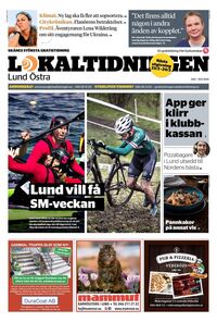 Förstasida Lokaltidningen Lund Östra