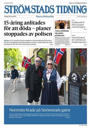 Förstasida Strömstads Tidning